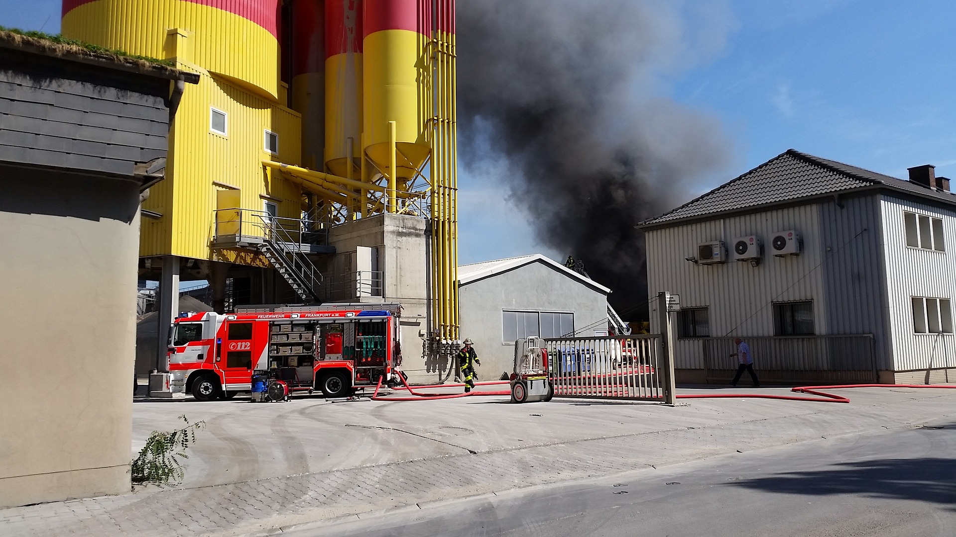 incendio in ufficio TecnoAcademy